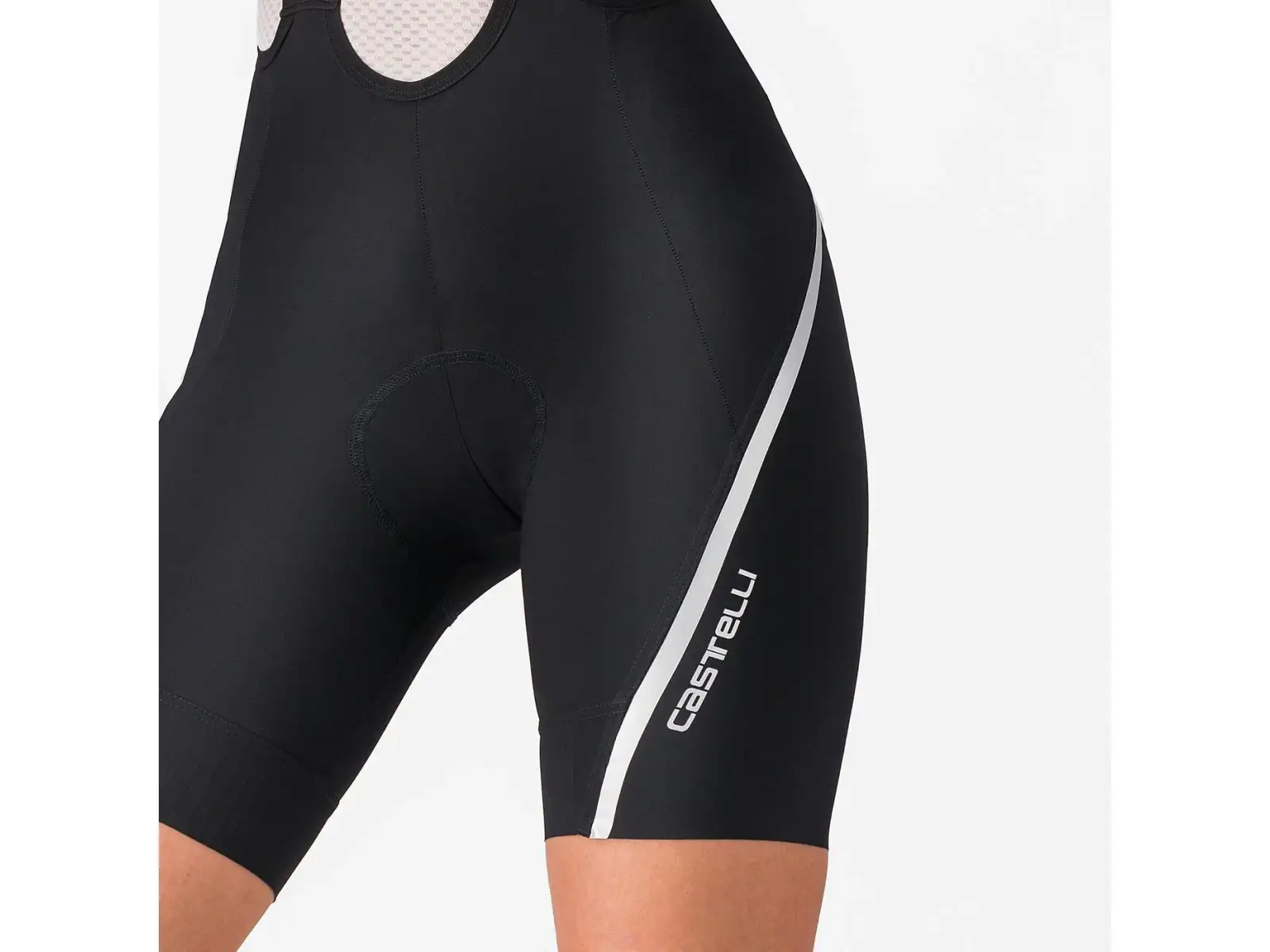 Castelli Velocissima Damen Shorts mit Latz Black/Silver