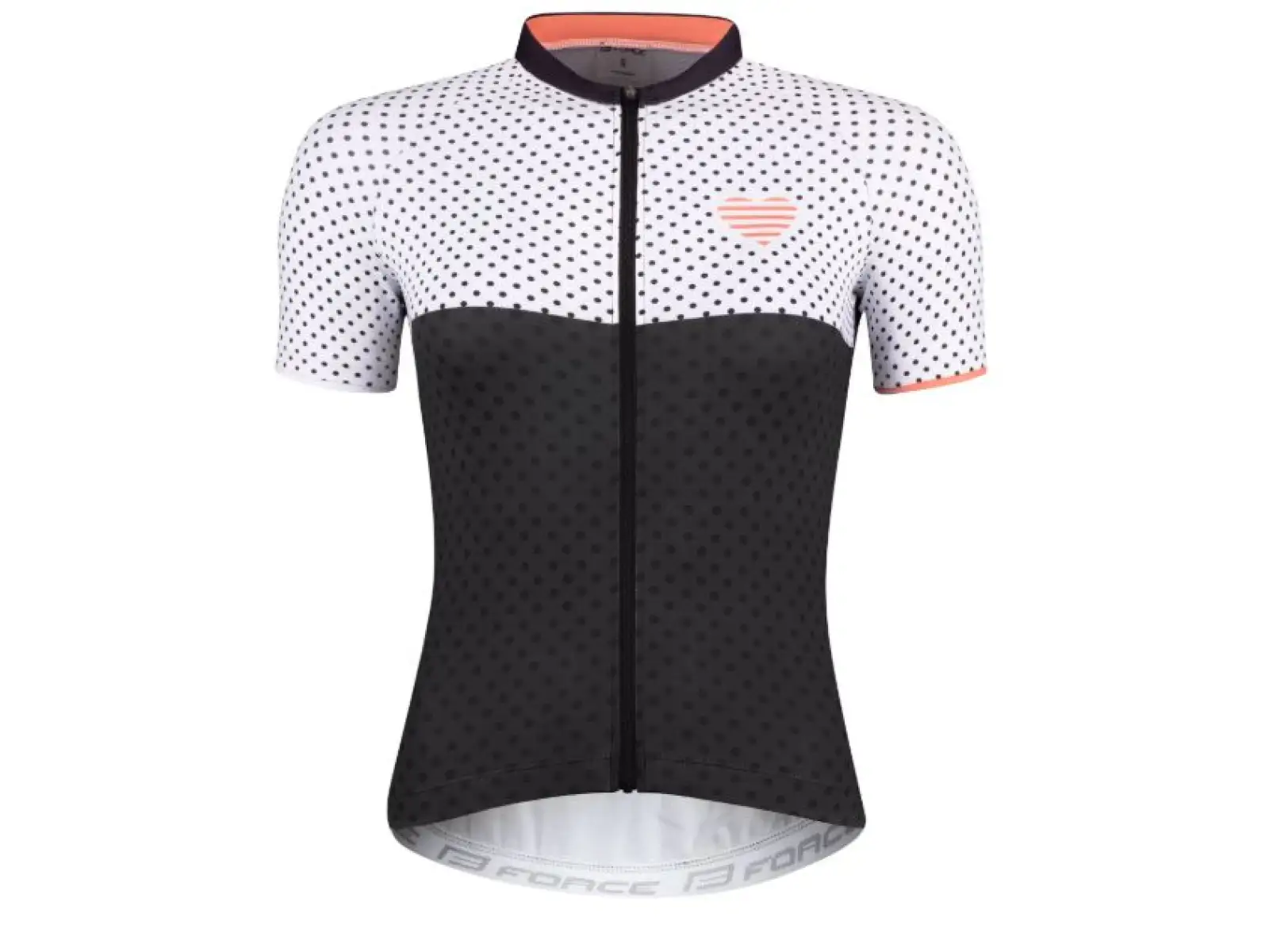 Die Force Points Damen Kurzarmtrikot schwarz/weiß