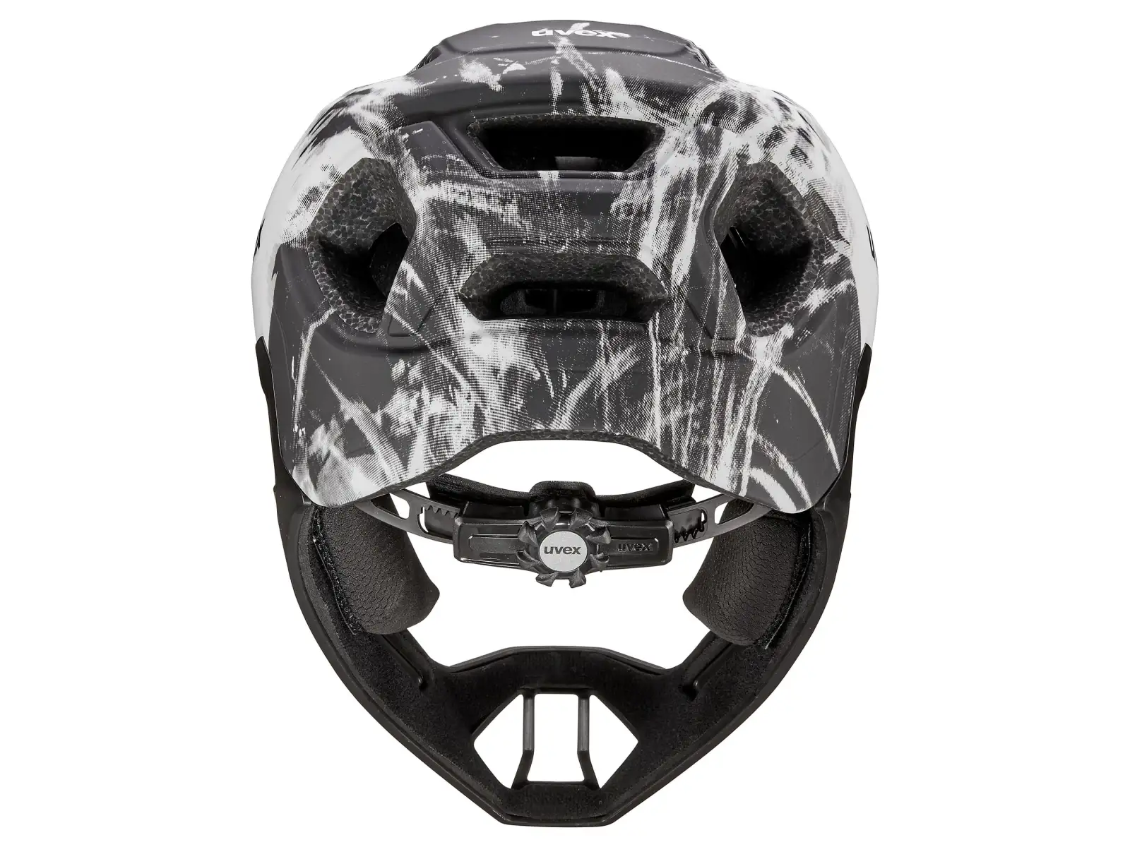 Uvex React JR Fullface MTB Helm White Matt