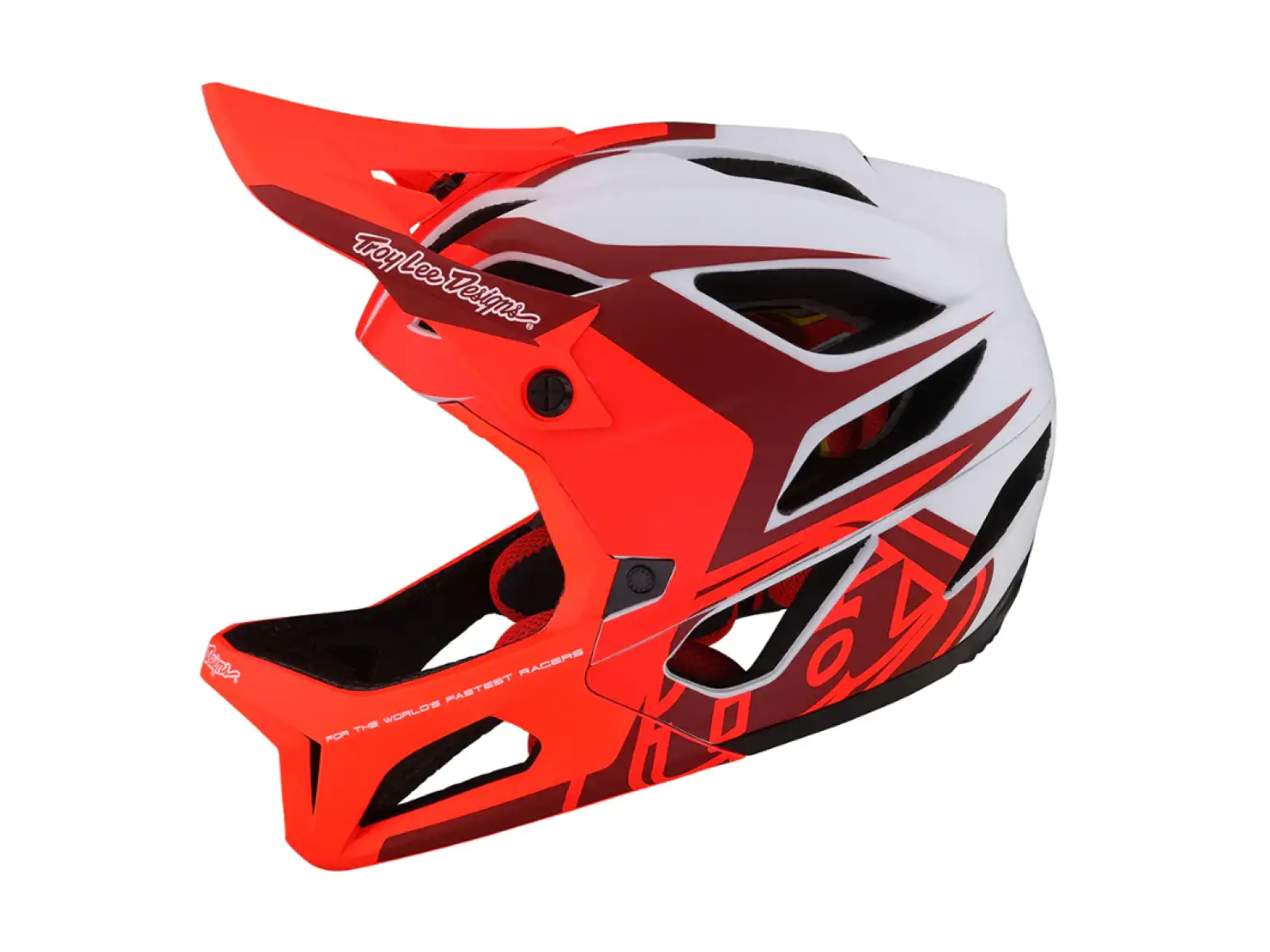 Troy Lee Designs Stage MIPS Helm Valance rot