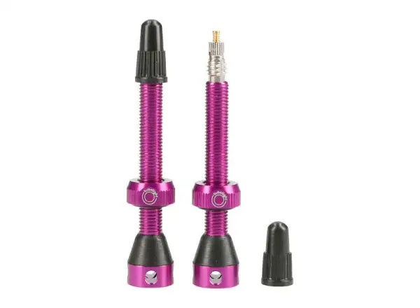 Tubolight Tubeless Ventile 50 mm lila - Paar