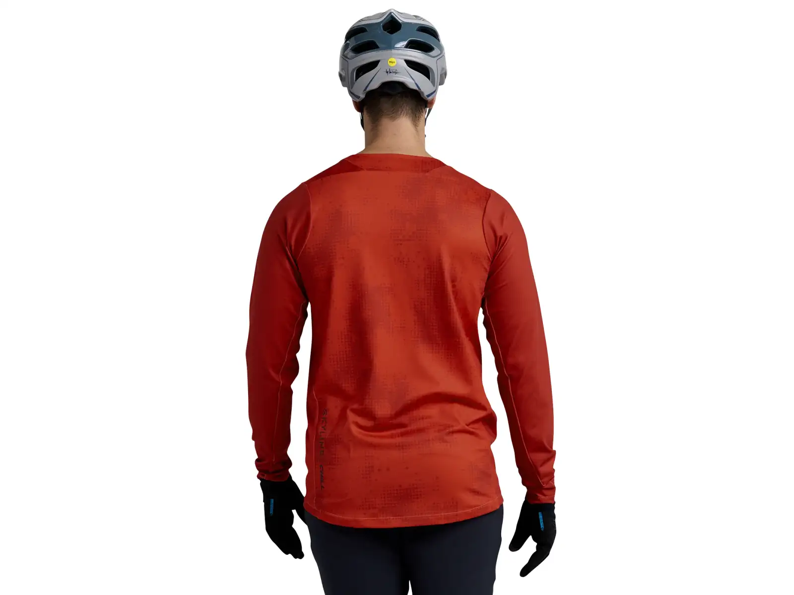 Troy Lee Designs Skyline Chill Herren Langarmtrikot Scattered Fire Orange