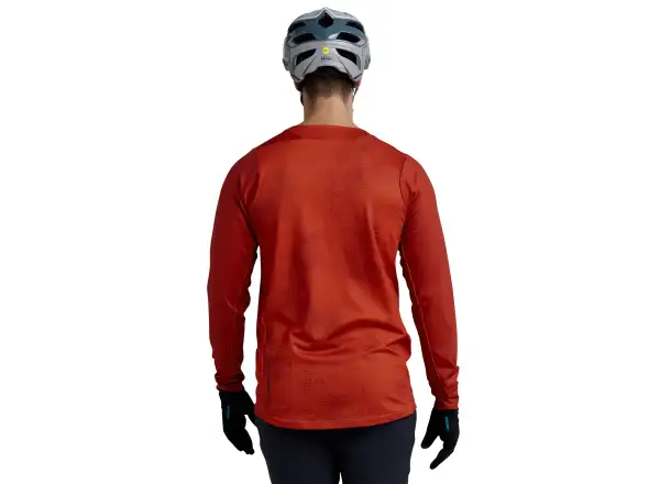 Troy Lee Designs Skyline Chill Herren Langarmtrikot Scattered Fire Orange