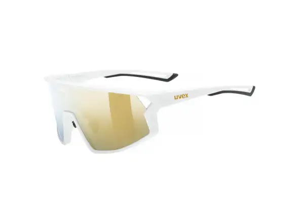 Uvex Skyryse Sonnenbrille White Matt/Mirror Gold