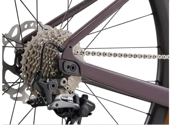 Giant Revolt Advanced 0 Gravel-Bike in Holzkohlen-Pflaume