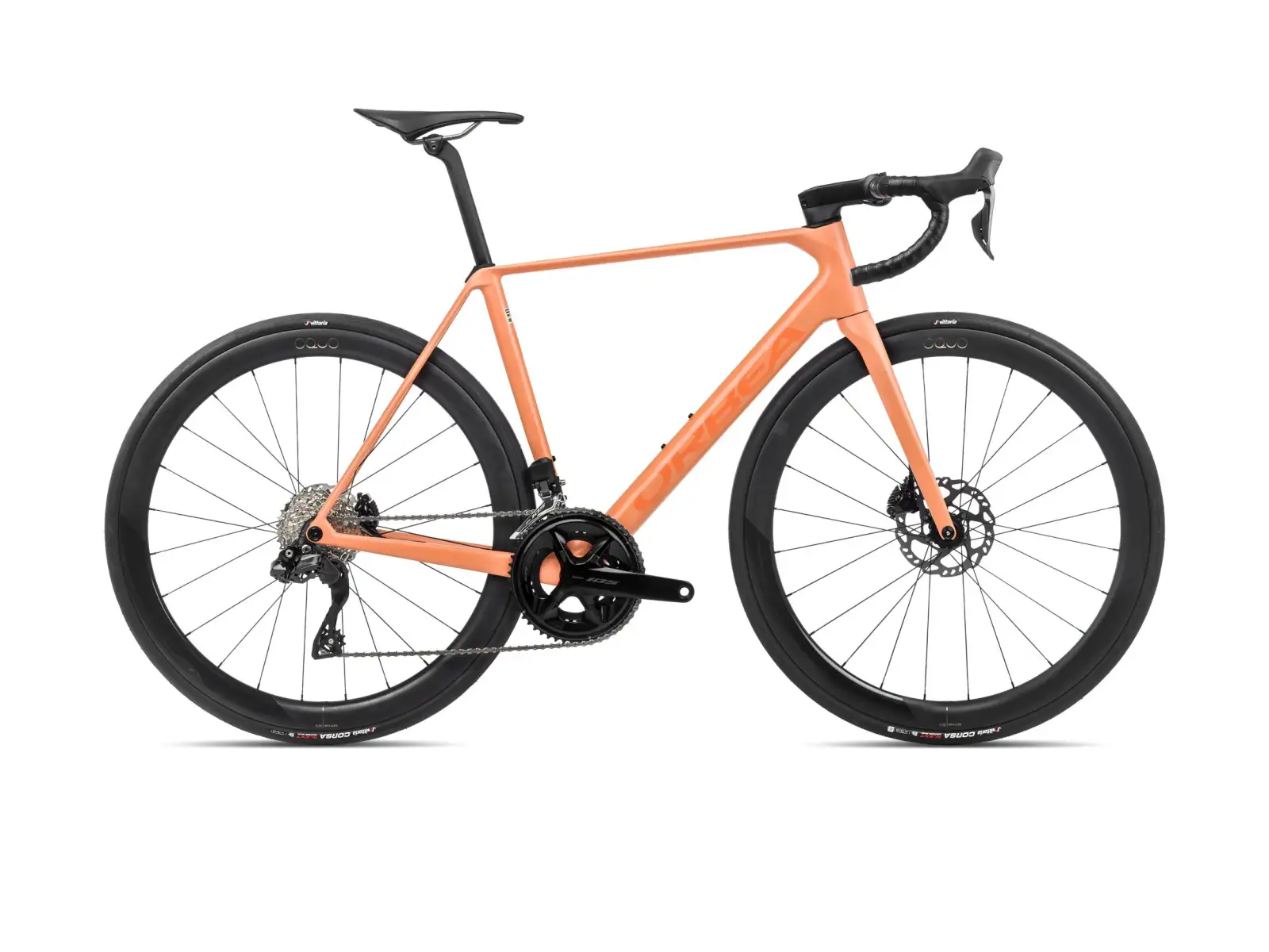 Orbea Orca M30iLTD PWR Rennrad Orange Cloud/Stone Blue