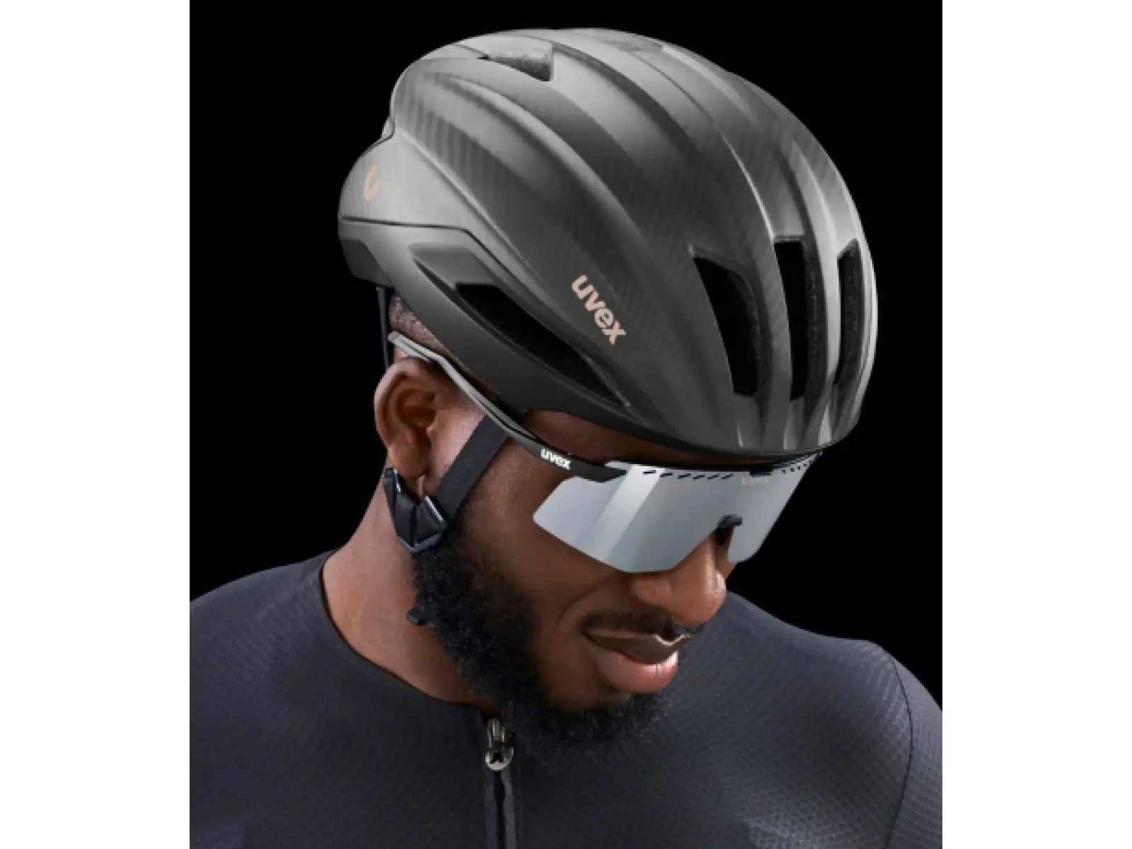 Uvex Ultimate Surge Carbon Mips Rennradhelm All Black Matt