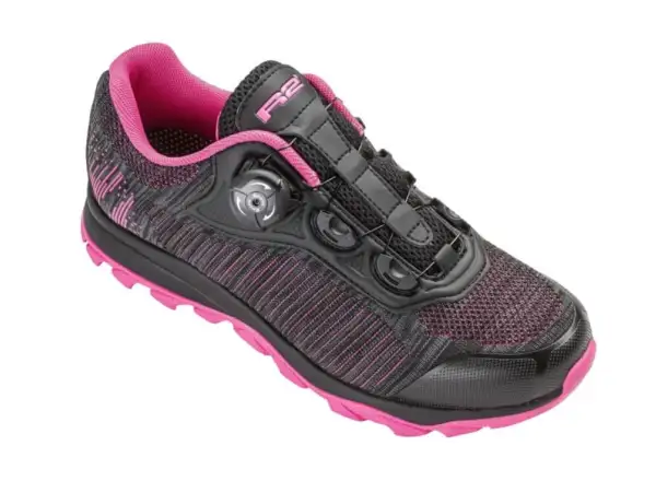 R2 Orion MTB Damenradschuhe Schwarz/Rosa