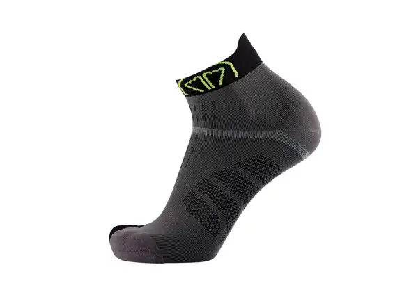 Sidas T-Free Run Laufsocken Grau/Schwarz