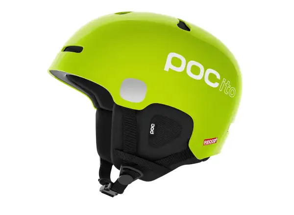 POC POCito Auric Cut MIPS Kinder Skihelm Fluorescent Yellow/Green Größe XS-S (51-54 cm)