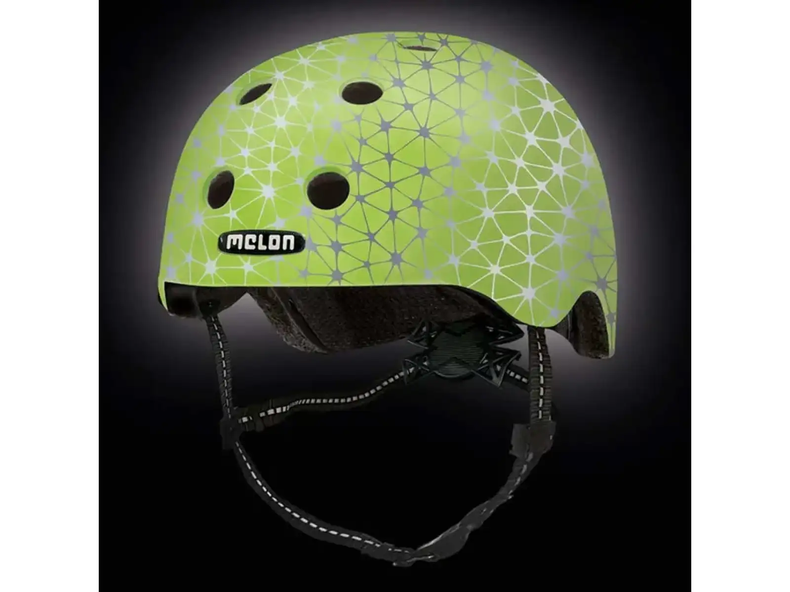 Melon Toddler Reflektierender Kinderhelm Magic Green