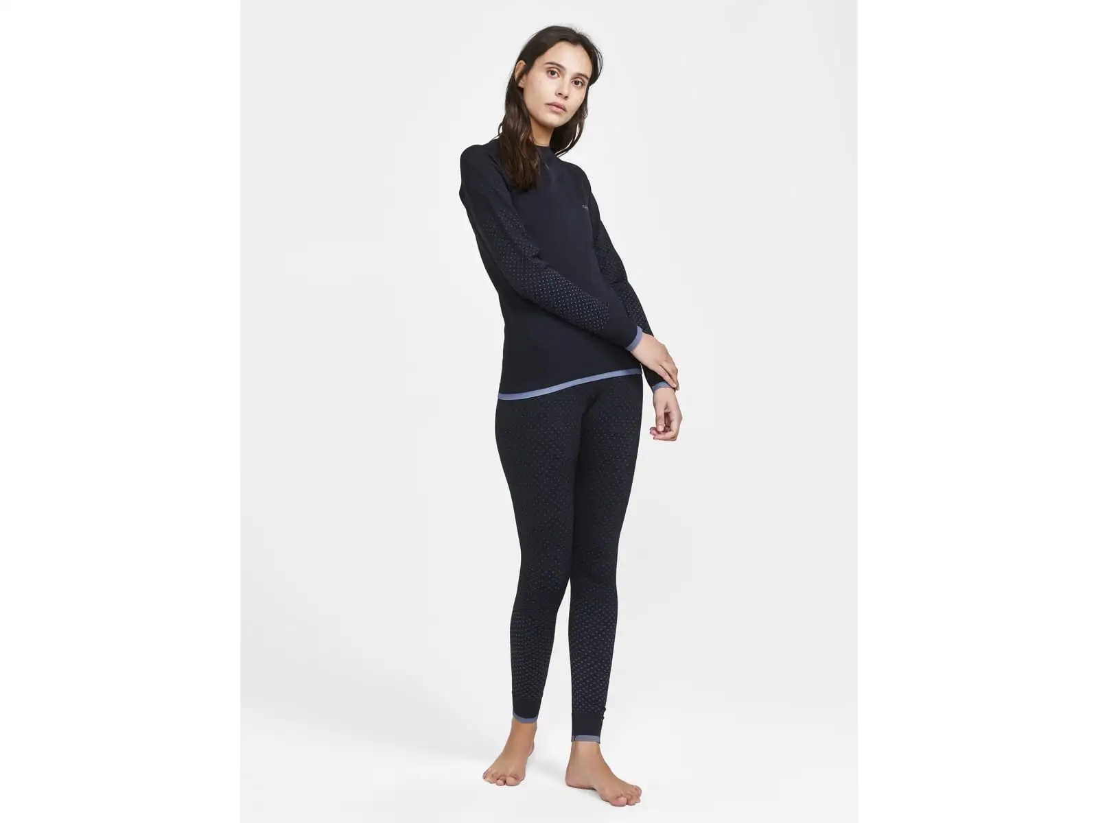 Craft ADV Warm Intensity Damen Langarmshirt Schwarz.