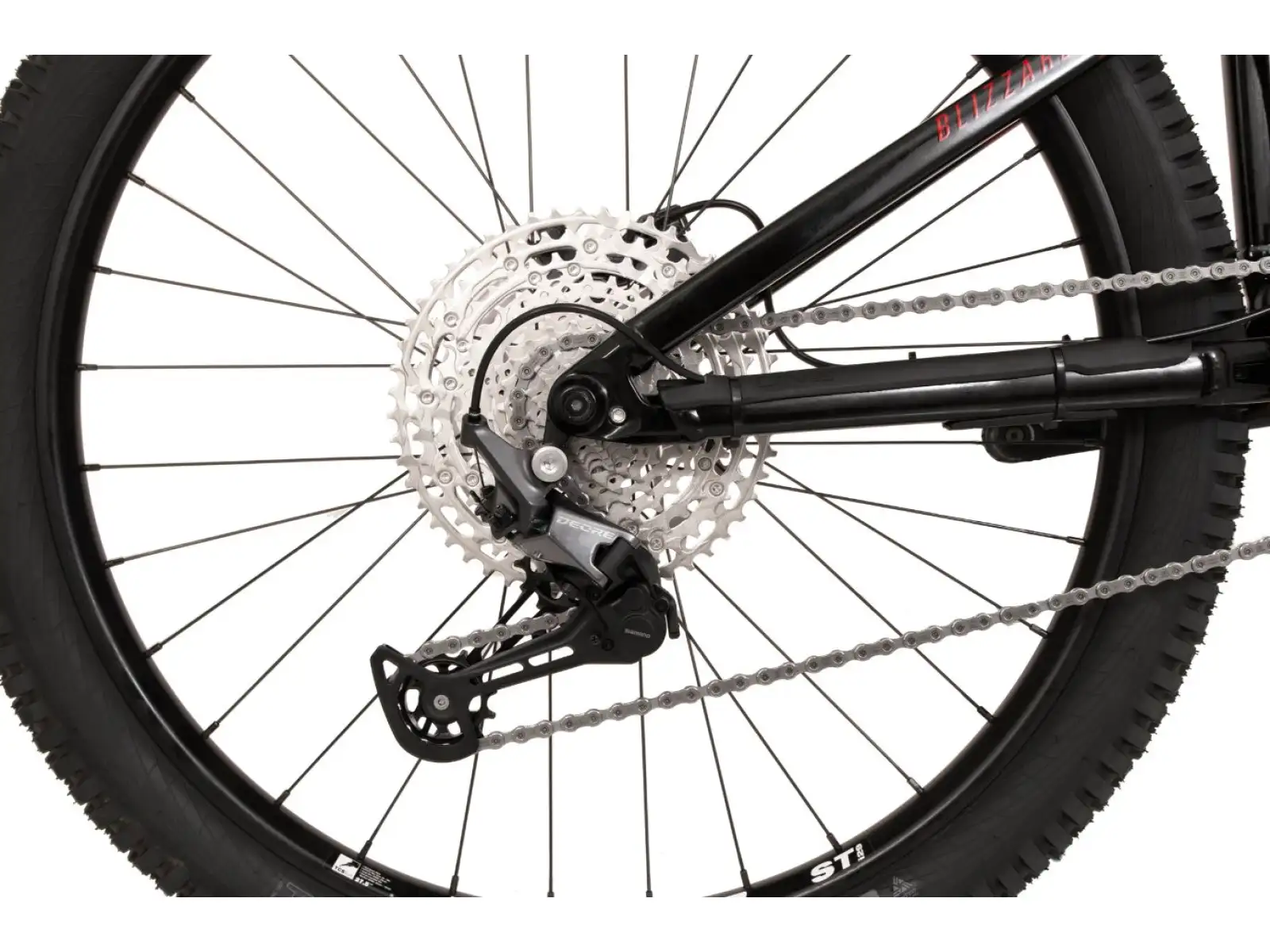 Rock Machine Blizzard 70-297 rot/weiß vollgefedertes Mountainbike