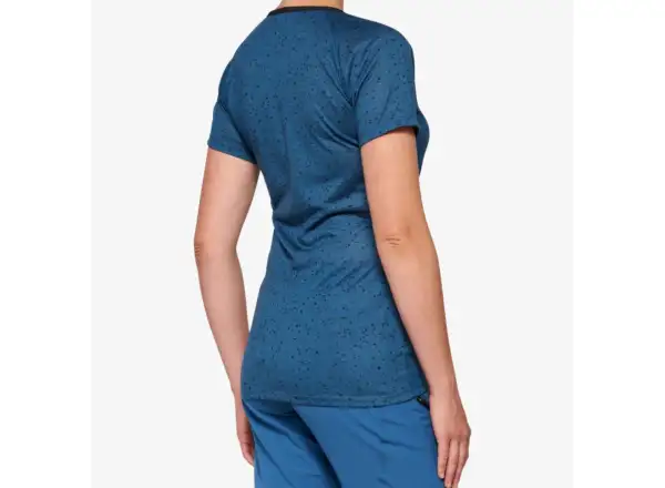 100% Airmatic Damen-Trikot Kurzarm Schieferblau