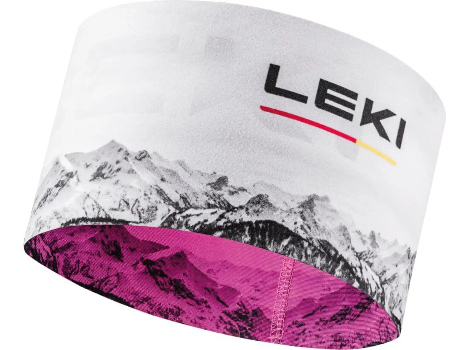 Leki XC Stirnband Neon Pink/Weiß Größe Uni