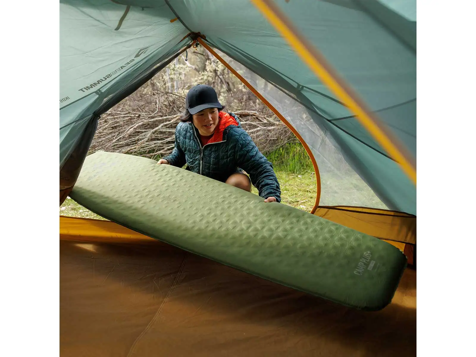 Sea To Summit Camp Plus selbstaufblasende Isomatte Large Rectangular Cypress