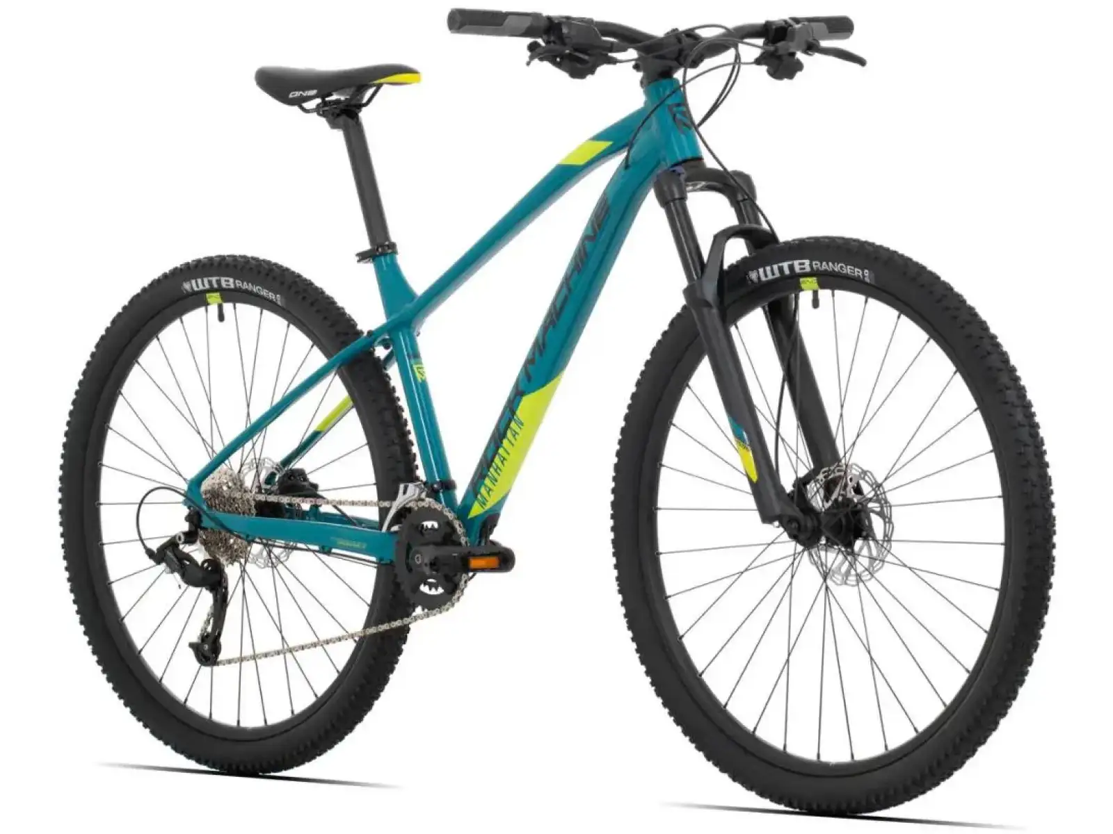 Rock Machine Manhattan 90-29 blau/gelbes Mountainbike