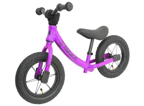 MAXÍK Evo Lite Kinderlaufrad magenta/lila + Gurt YAK