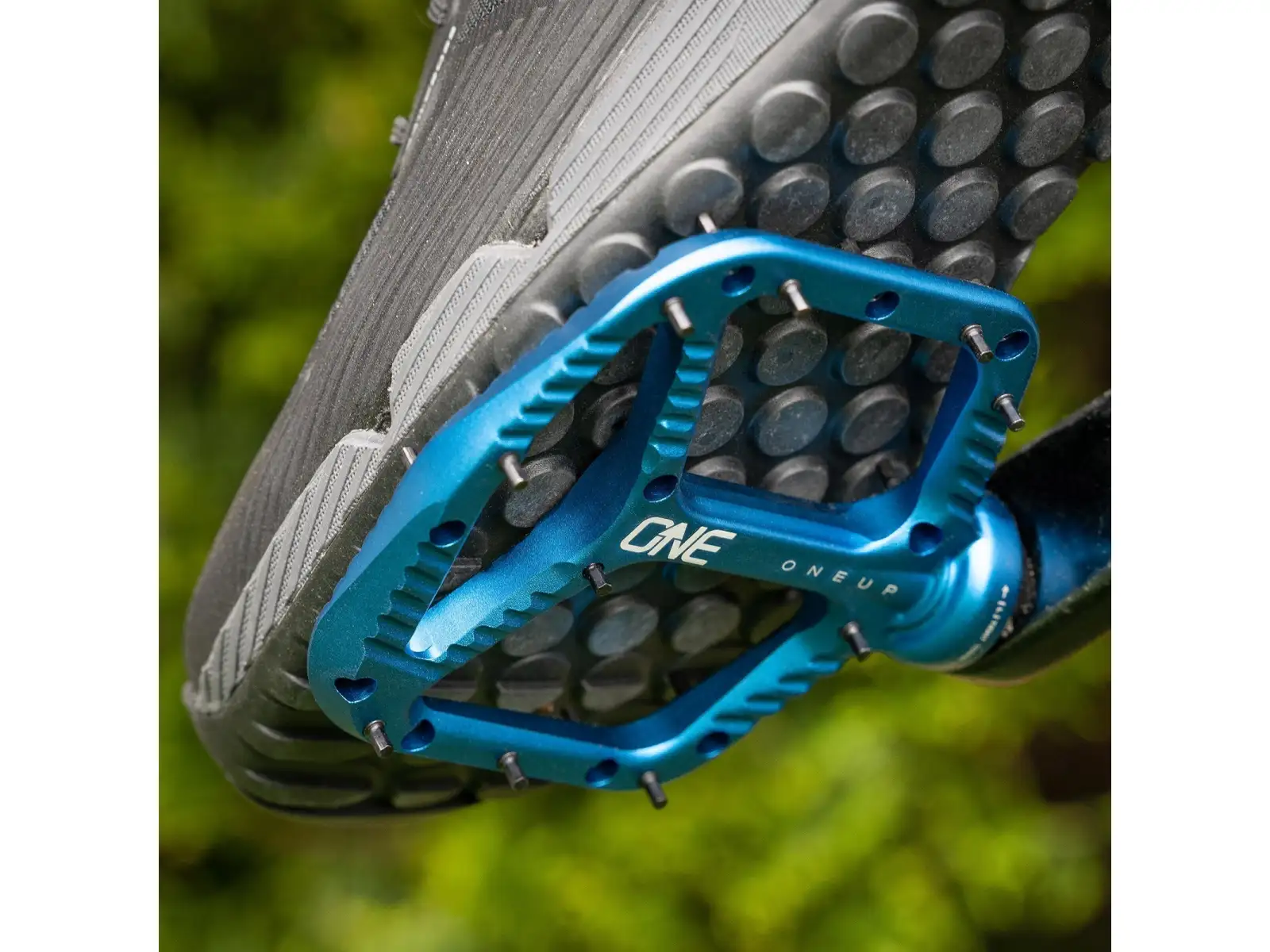 OneUP Aluminium Pedale blau