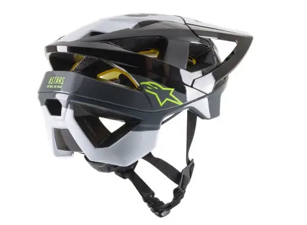 Alpinestars Vector Tech MIPS Pilot Helm schwarz/weiß/cool grau glänzend