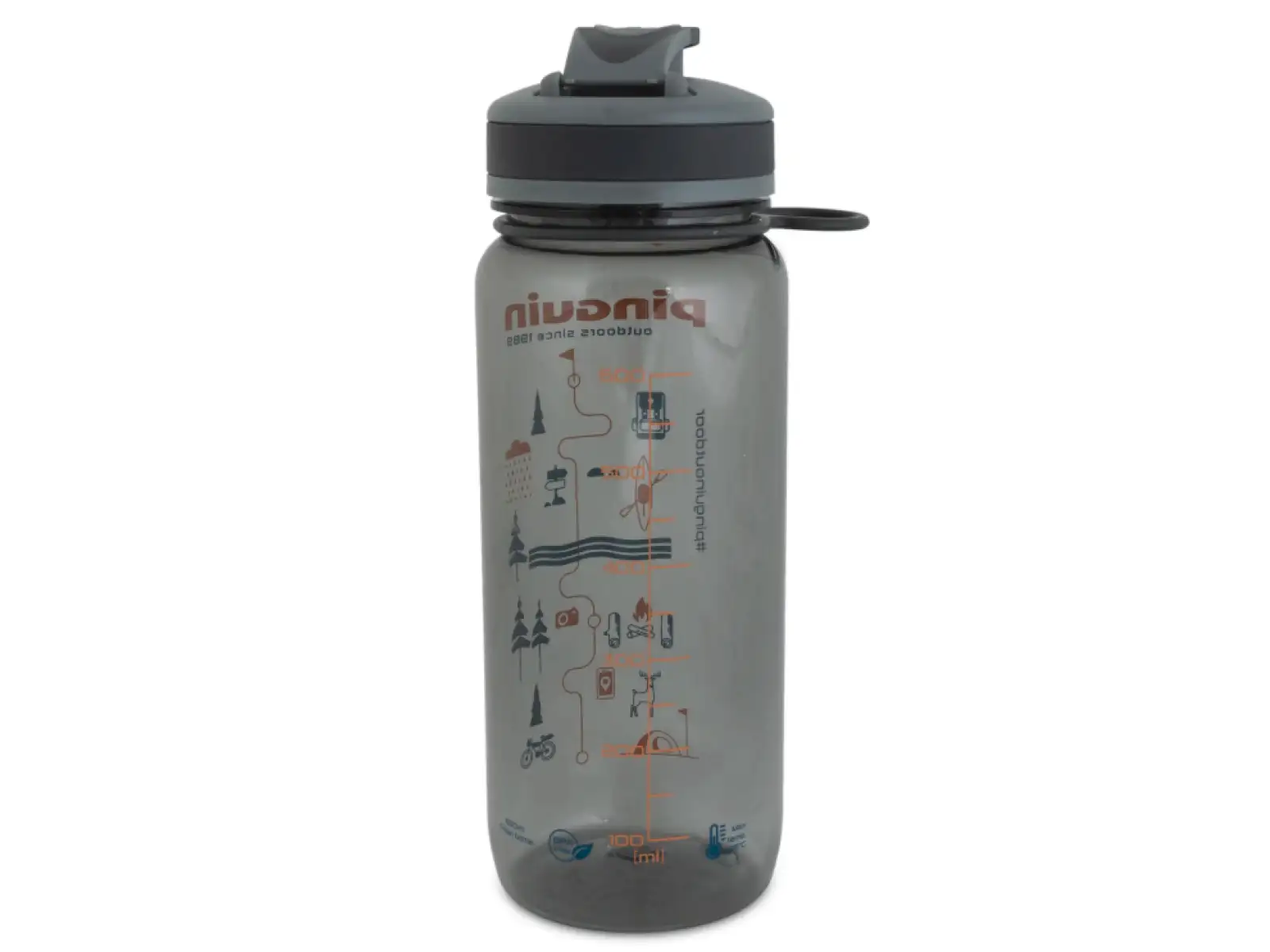 Pinguin Tritan Sportflasche - 0,65 l Grey