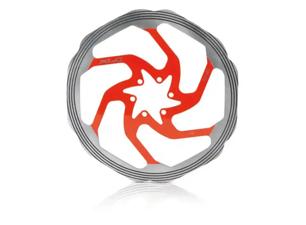 XLC BR-X58 Bremsscheibe Silber/Rot.