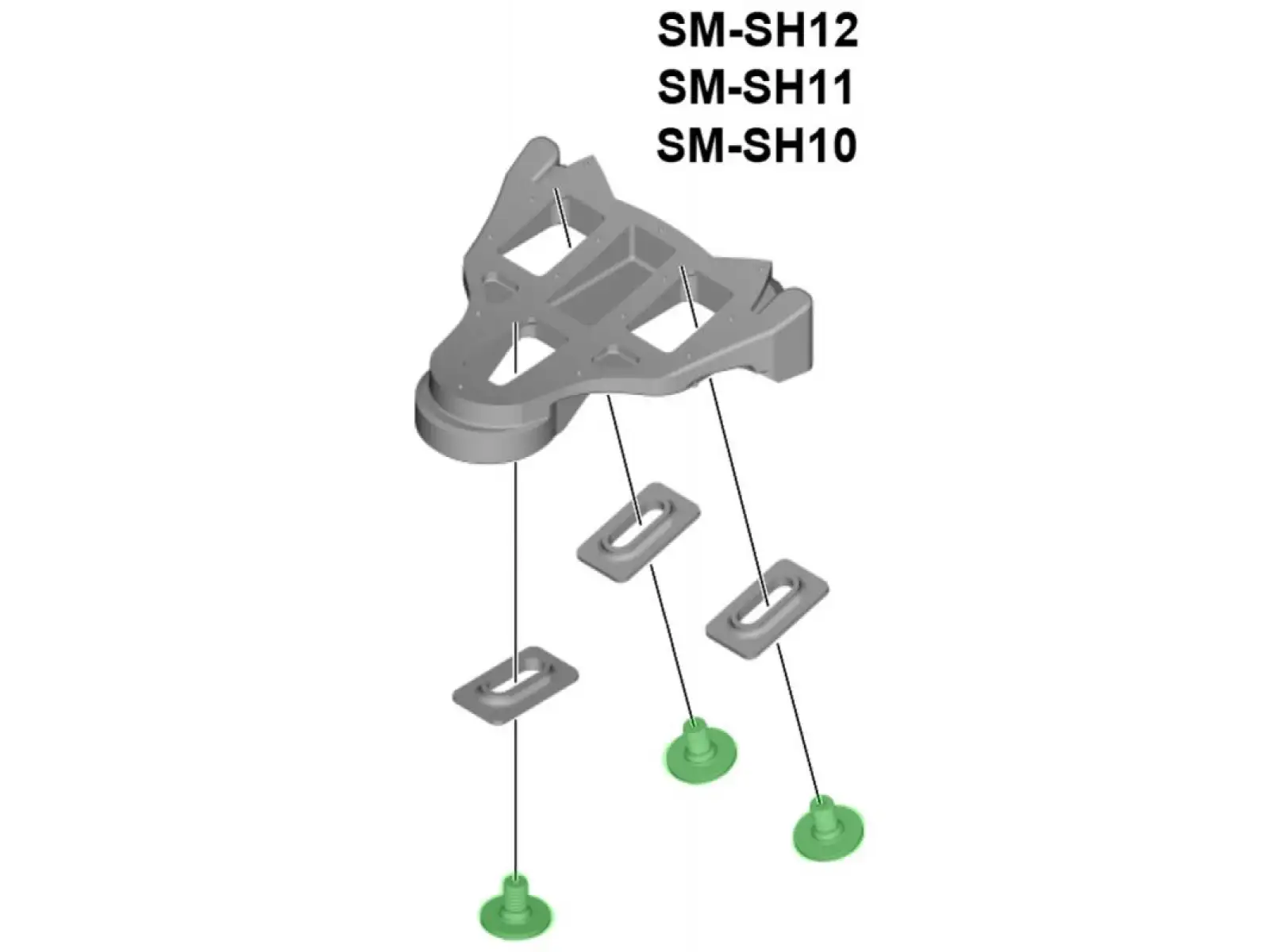 Shimano Fixierschrauben für PD-R9100