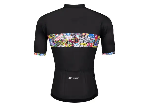 Force Vivid Herren Kurzarmtrikot schwarz