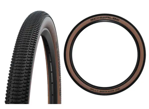 Schwalbe Billy Bonkers Addix Performance 20" Reifen Kevlar Schwarz/Braun.