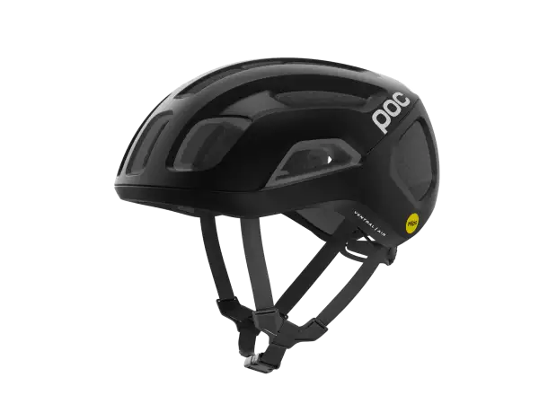 POC Ventral Air WF MIPS Rennradhelm Uranium Black Matt