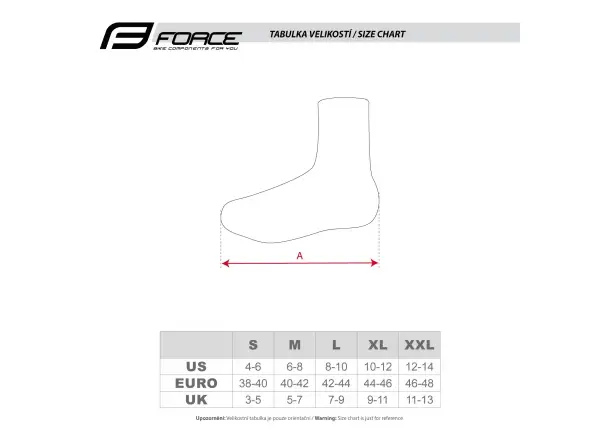 Force Neopren Basic Überschuhe in Neonfarbe.