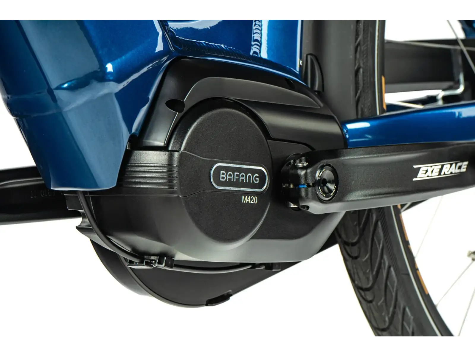 Leader Fox Neba 28 City-E-Bike low entry blau
