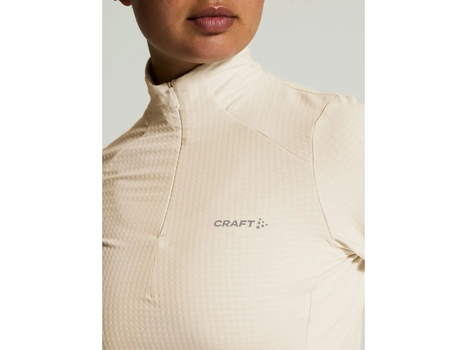 Craft Gain Thermal Midlayer 2 Damen Sweatshirt weiß