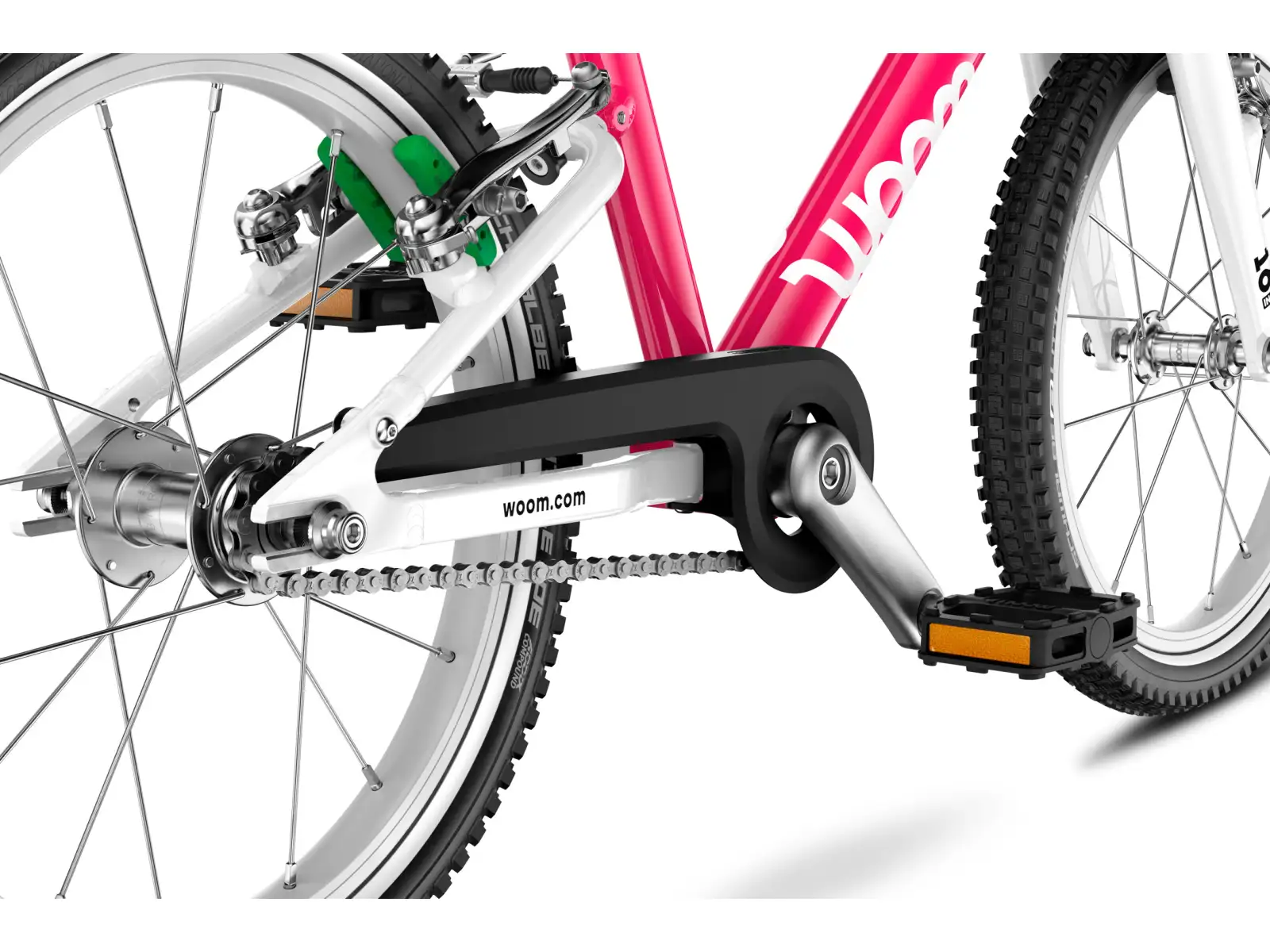 Woom GO 3 Hot Pink 16 Kinderfahrrad