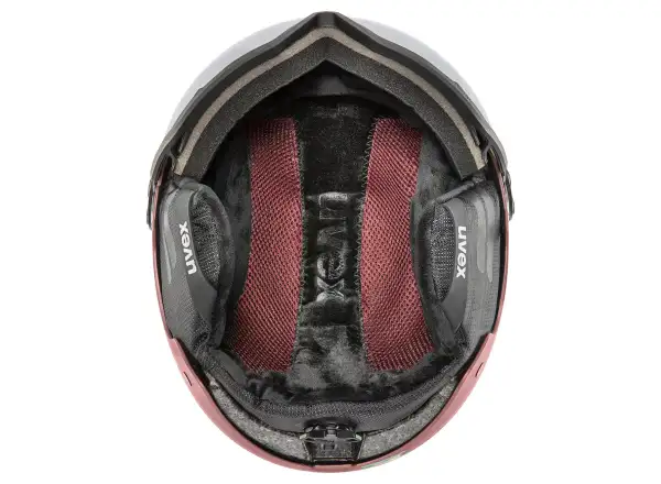 Uvex Wanted Visor Skihelm bramble/antique rose