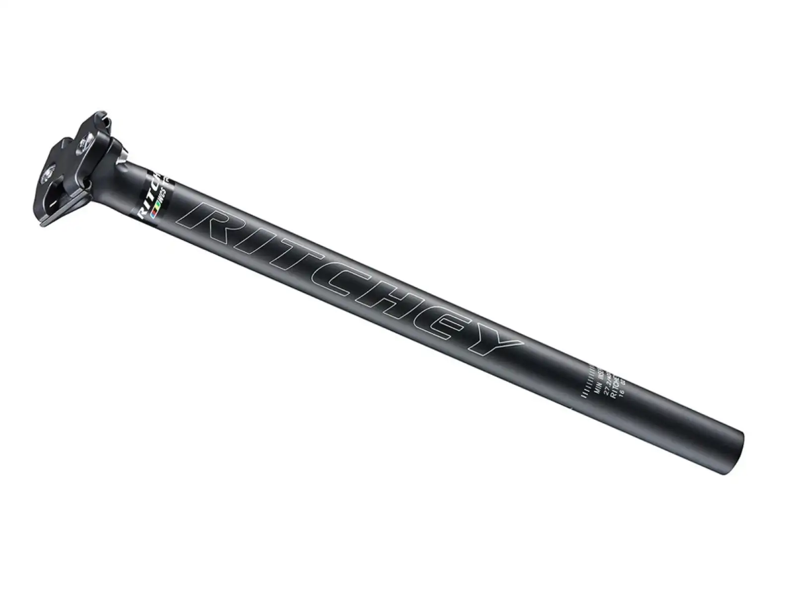 Ritchey WCS Trail Zero Sattelstütze 27,2 mm Offset 0 mm Schwarz Blatte