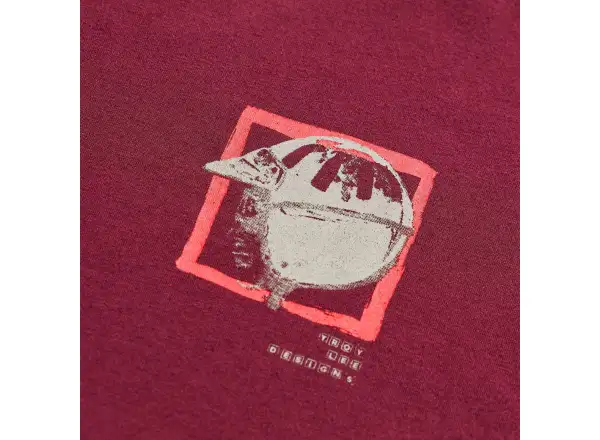 Troy Lee Designs Portrait Herren T-Shirt Kurzarm Sangria