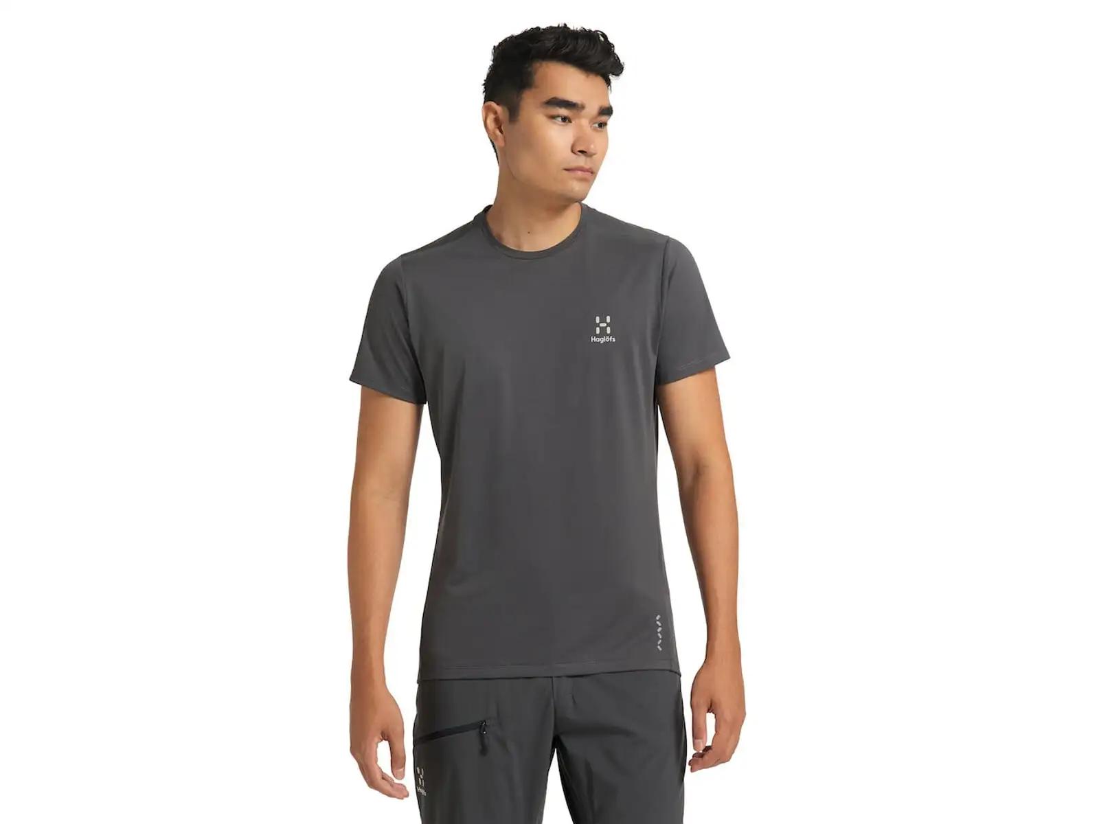 Haglöfs L.I.M Tech Herren-T-Shirt Kurzarm Dunkelgrau