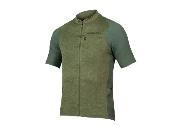 Endura GV500 Reiver Herren Kurzarmtrikot olivgrün