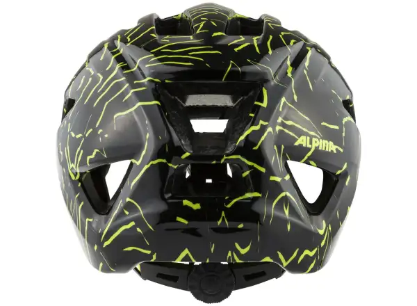 Alpina Pico Kinderhelm Black-Neon Yellow Gloss