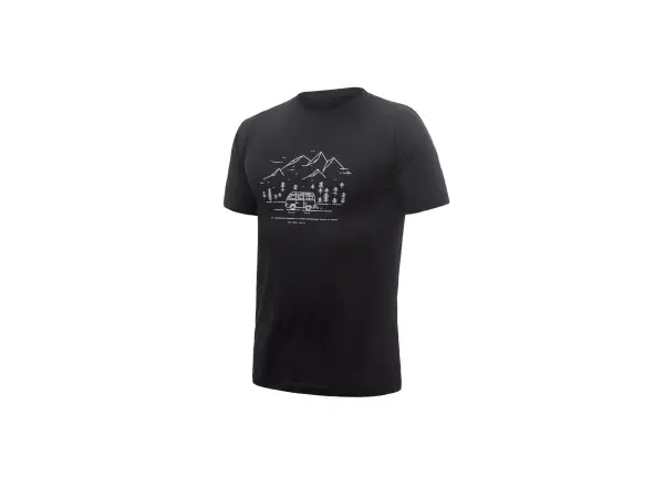 Sensor Merino Active PT Van Life Herren T-Shirt kurzarm schwarz