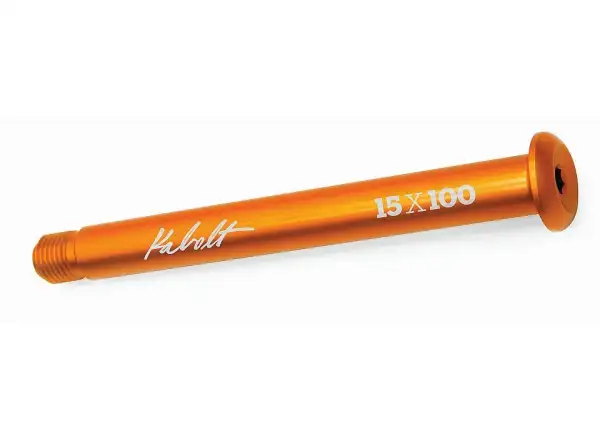 Fox Racing Shox Kabolt Achse Gabel 15x100 mm für F 32/34/36 orange