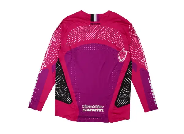 Troy Lee Designs x SRAM Sprint Ultra Herren Langarmtrikot Radioscape Fuchsia