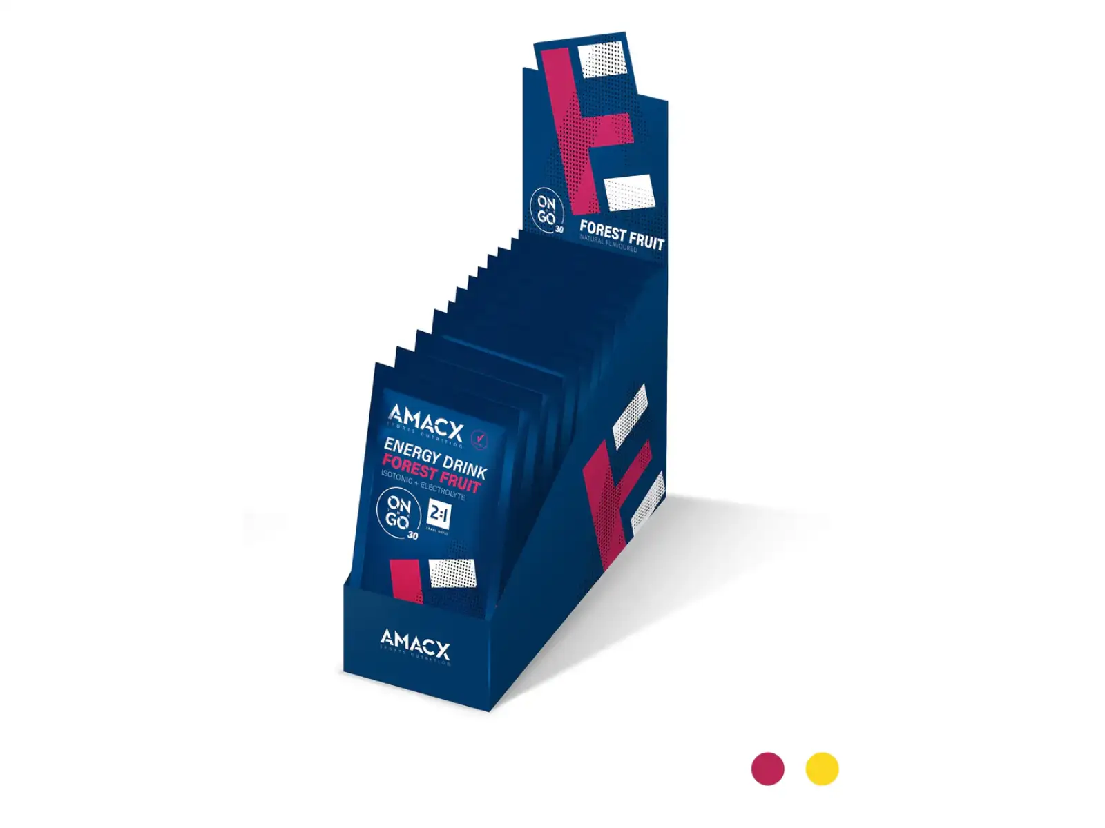 Amacx Energy Drink On The Go Ionisches Getränk 12 x 31 g