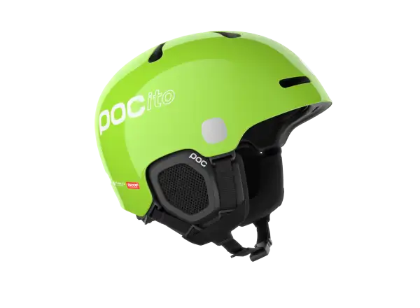 POC POCito Fornix MIPS Kinder Skihelm Fluoreszierendes gelb/grün