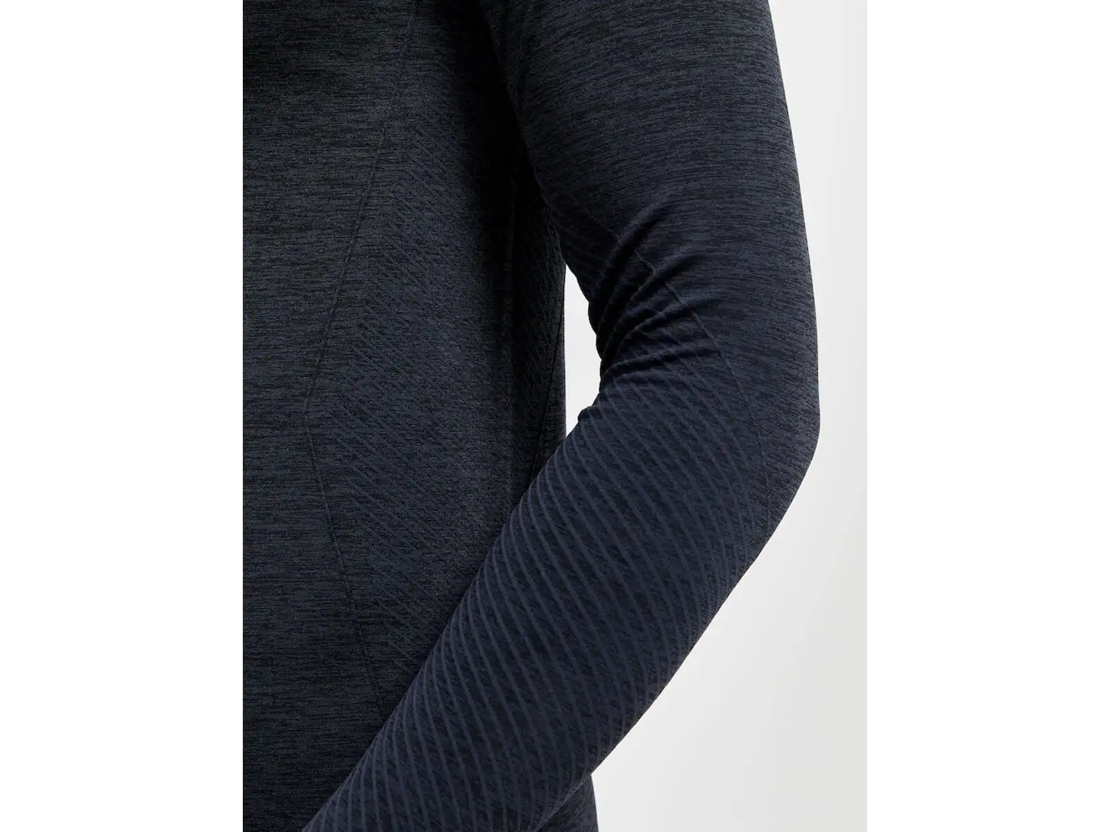 Craft Core Dry Active Comfort Zip Herren Langarmshirt Black