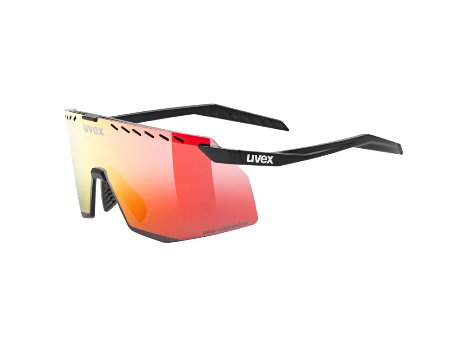 Uvex Pace Stage ColorVision Brille Black Matt/Mirror Red