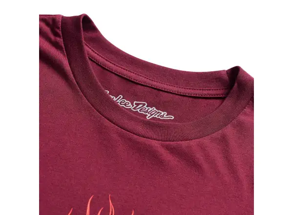 Troy Lee Designs Flame 2 Herren T-Shirt Kurzarm Sangria