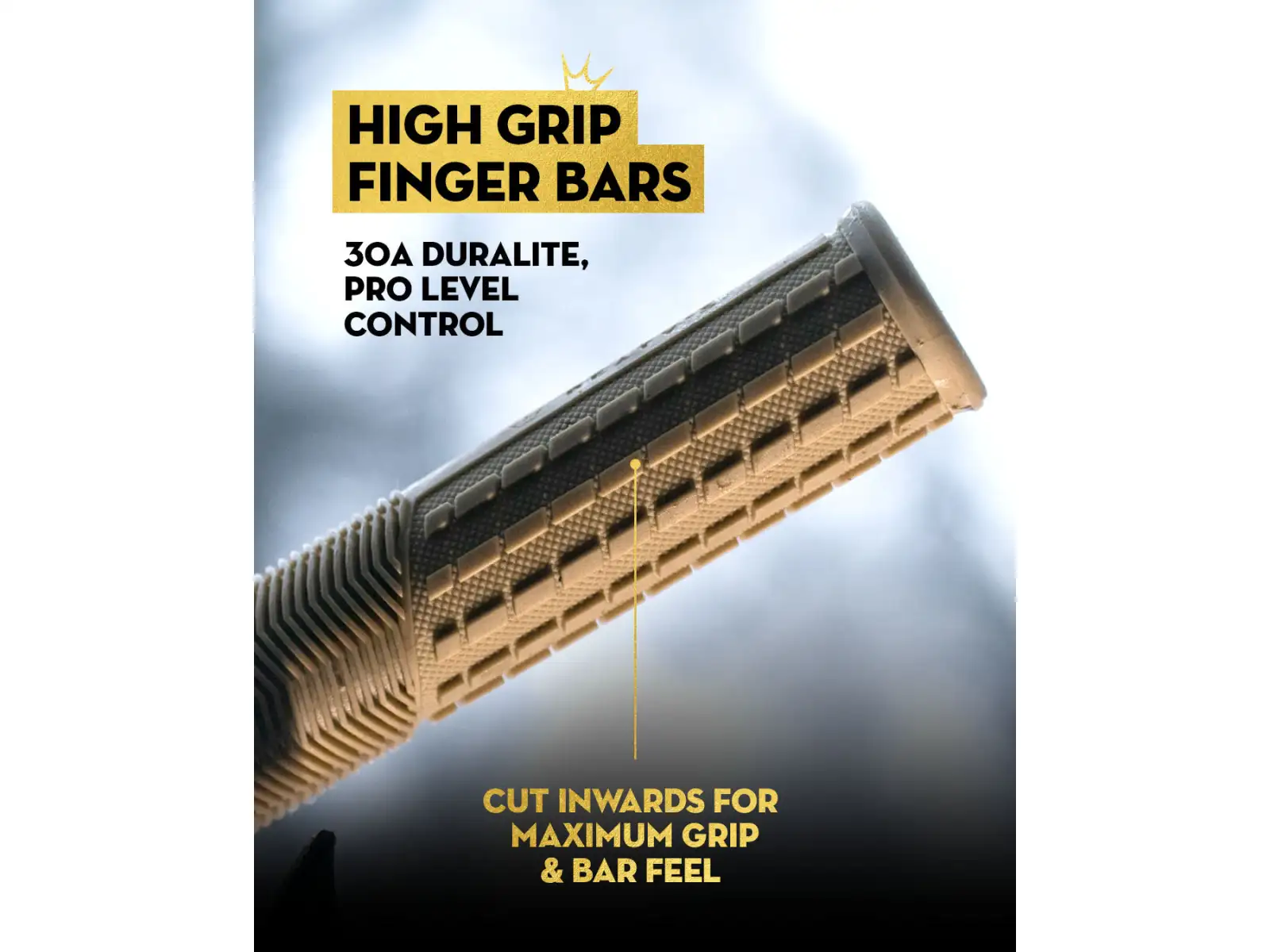 Peatys Monarch Pro Knurl Thick Griffe Black