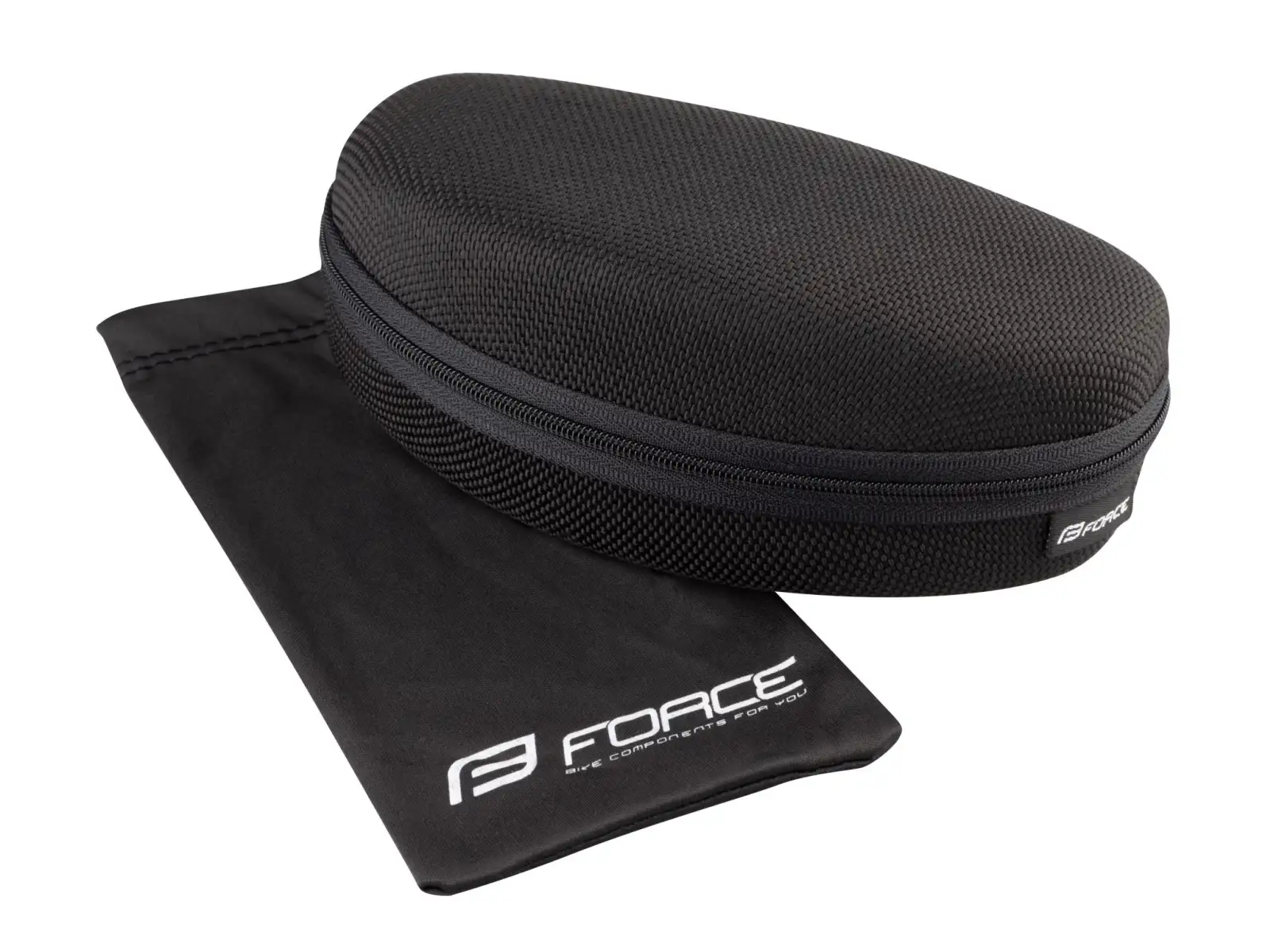 Force Arcade Fahrradbrille Weiß/Schwarz/Schwarz polarisierte Gläser